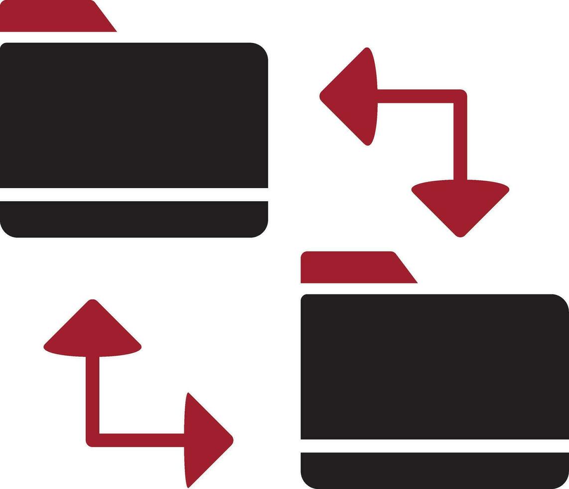 File Sharing Vector Icon