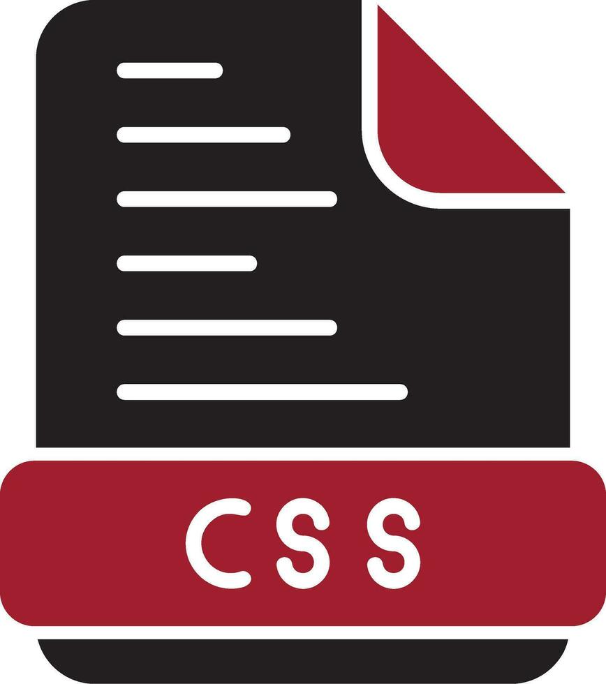 CSS File Vector Icon