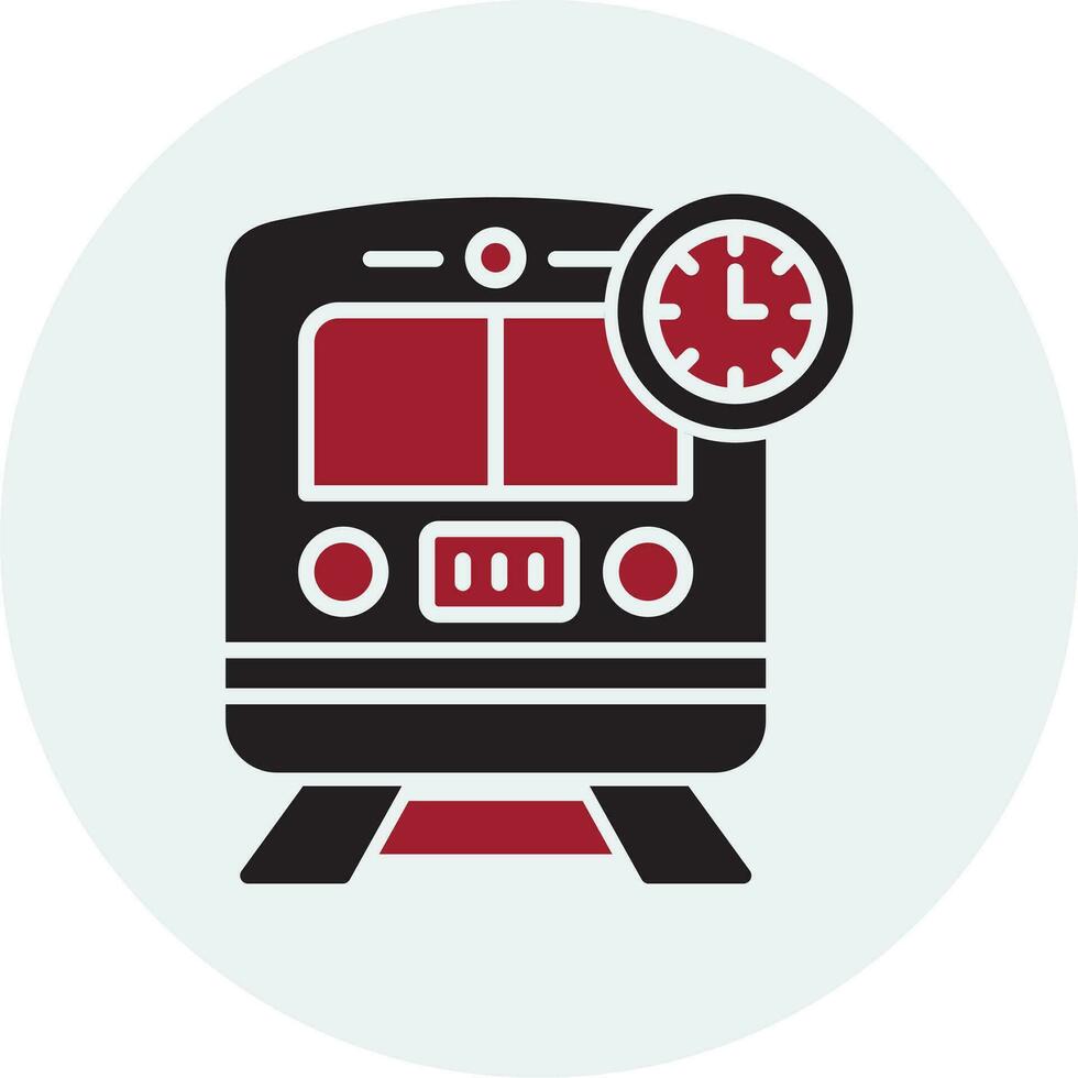 Train Times Vector Icon