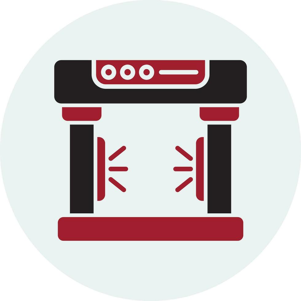 Metal Detector Vector Icon