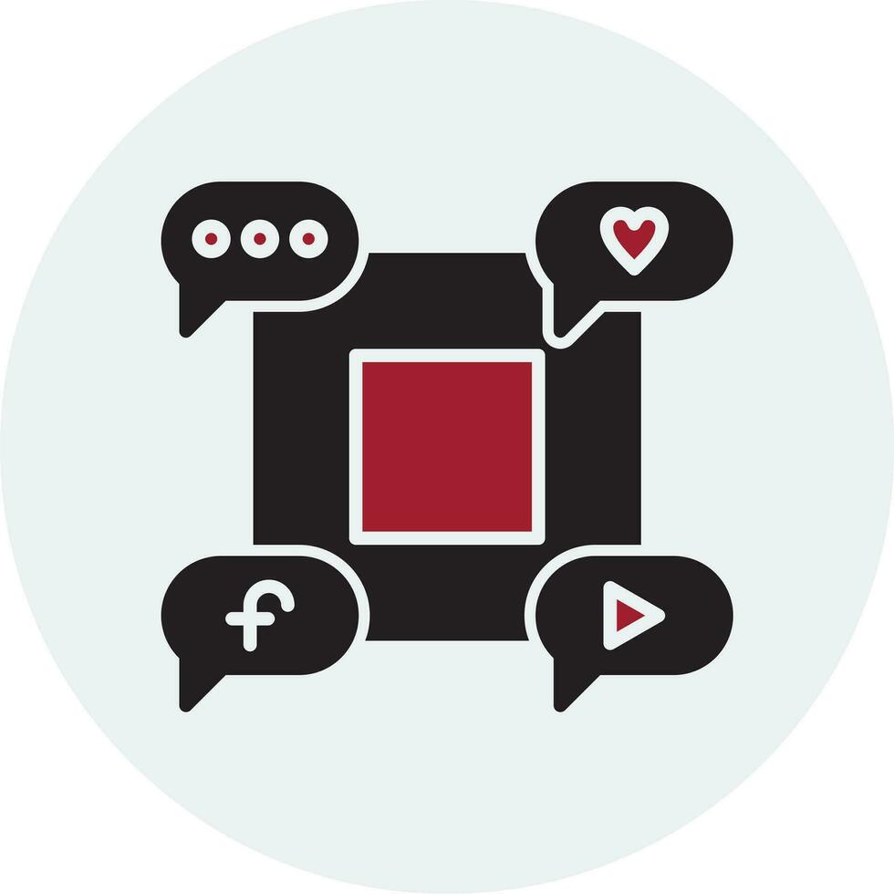 Social Media Vector Icon