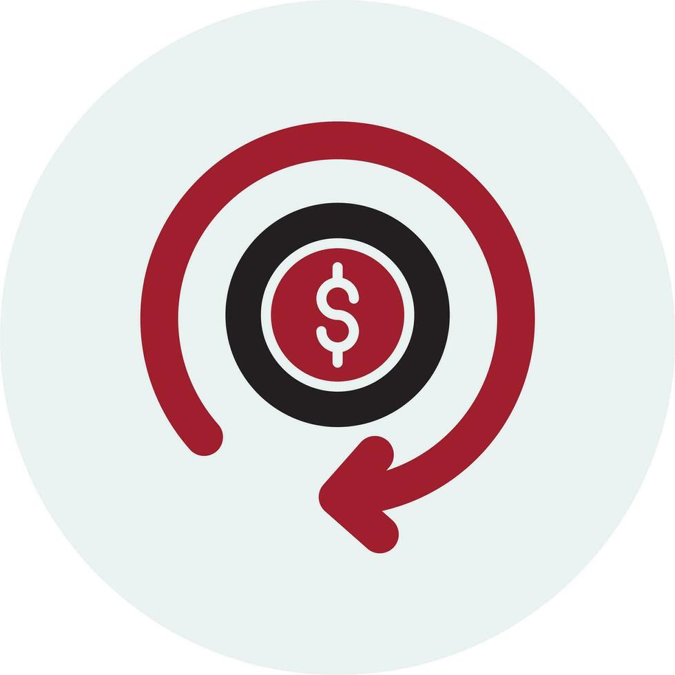 Money Refund Vector Icon