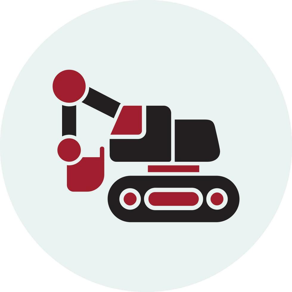 Excavator Vector Icon