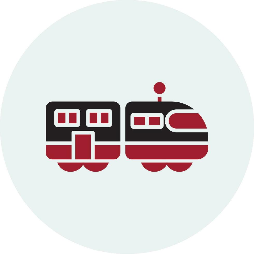 icono de vector de tren