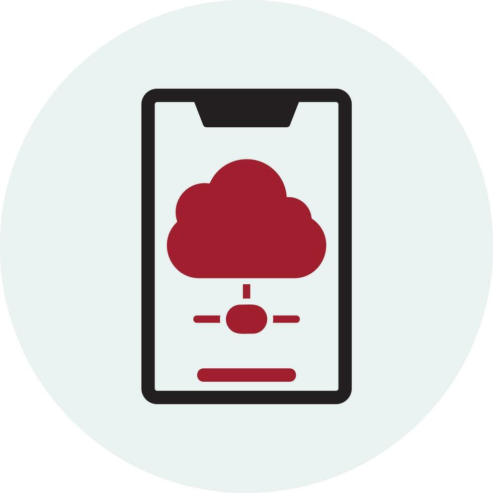 Cloud Data Vector Icon