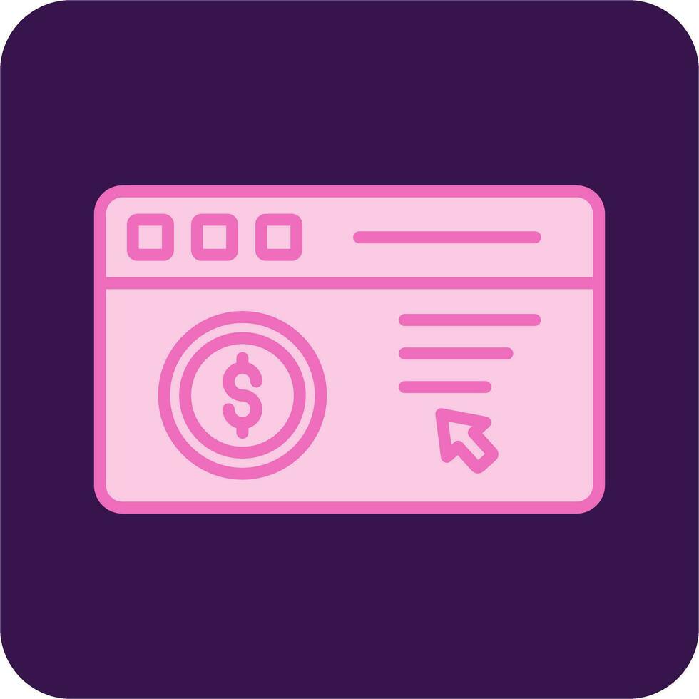 Pay Per Click Vector Icon