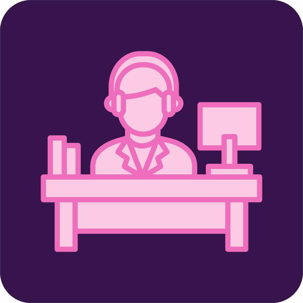 Help Desk Vector Icon