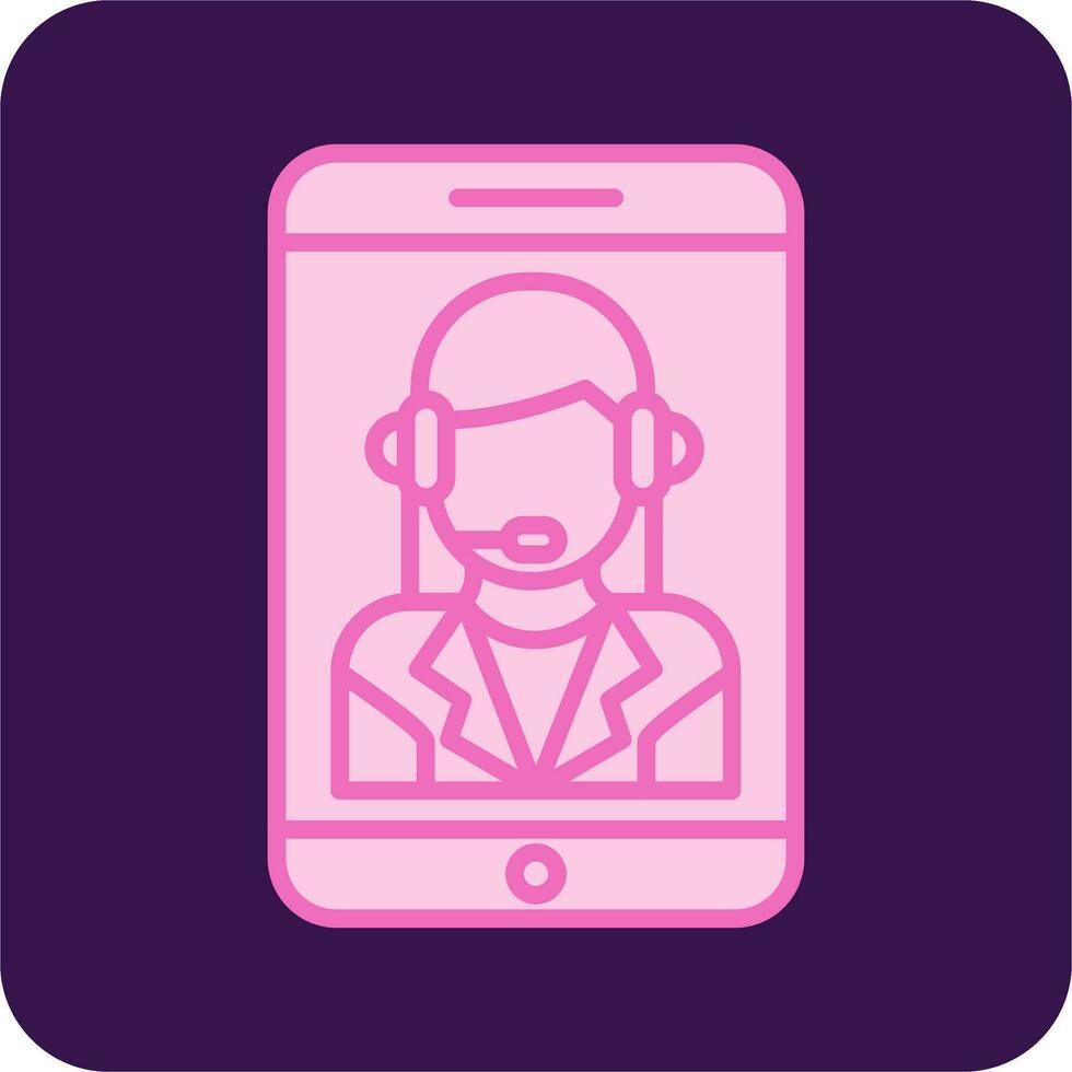 Customer Service Agent Vector Icon