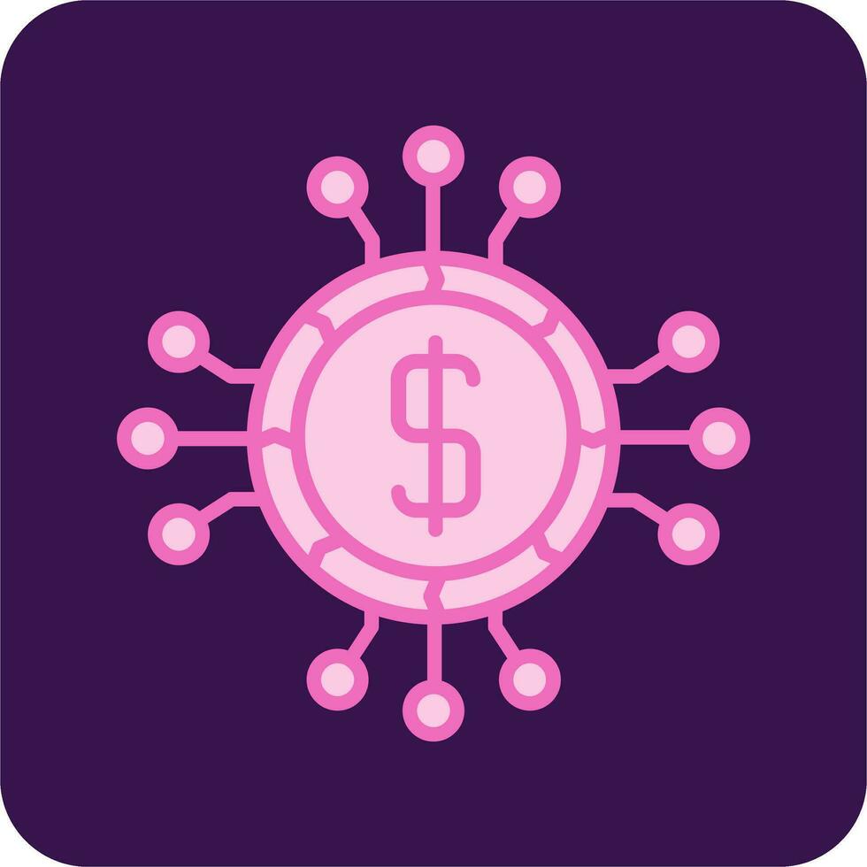 Digital Money Vector Icon