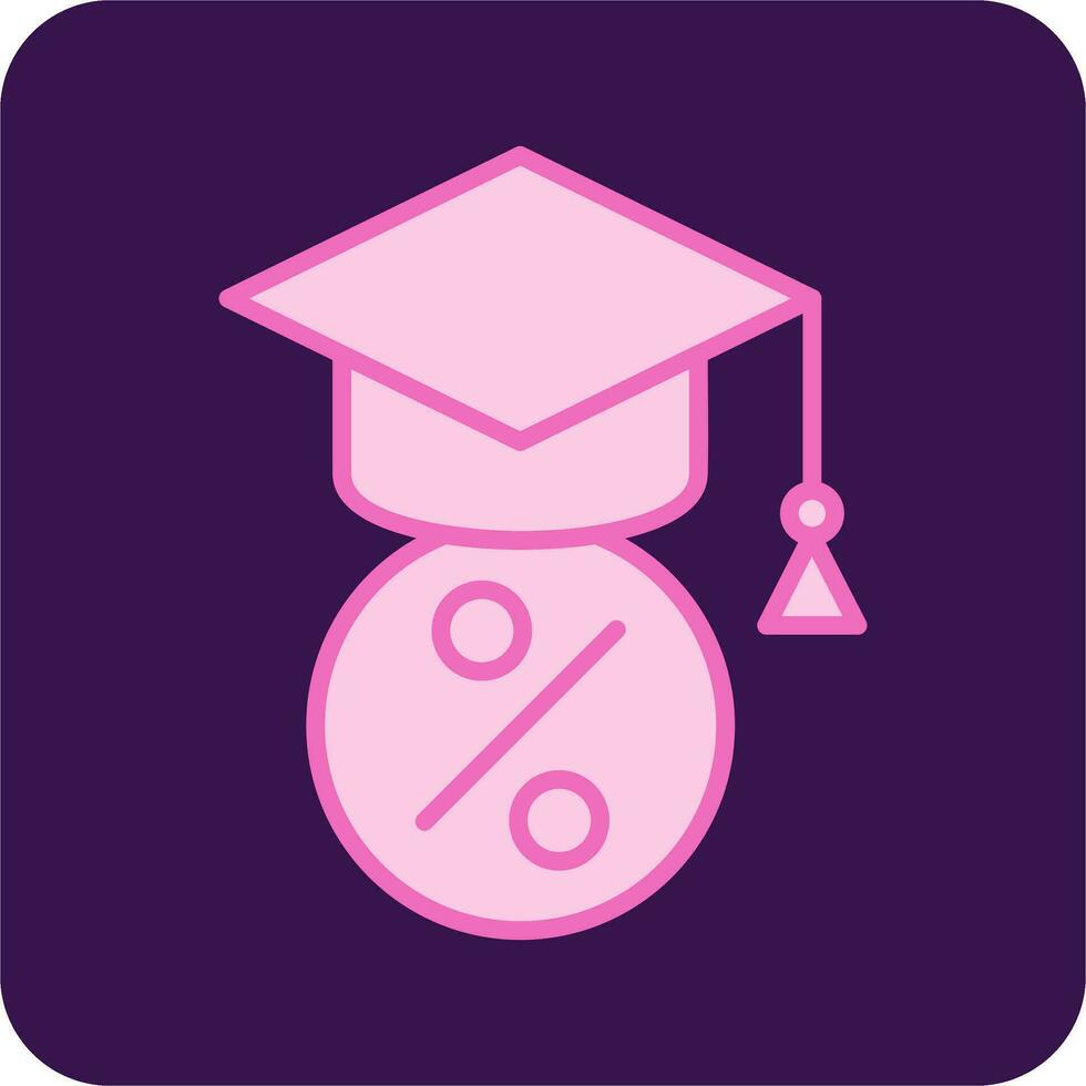 Graduated Vector Icon