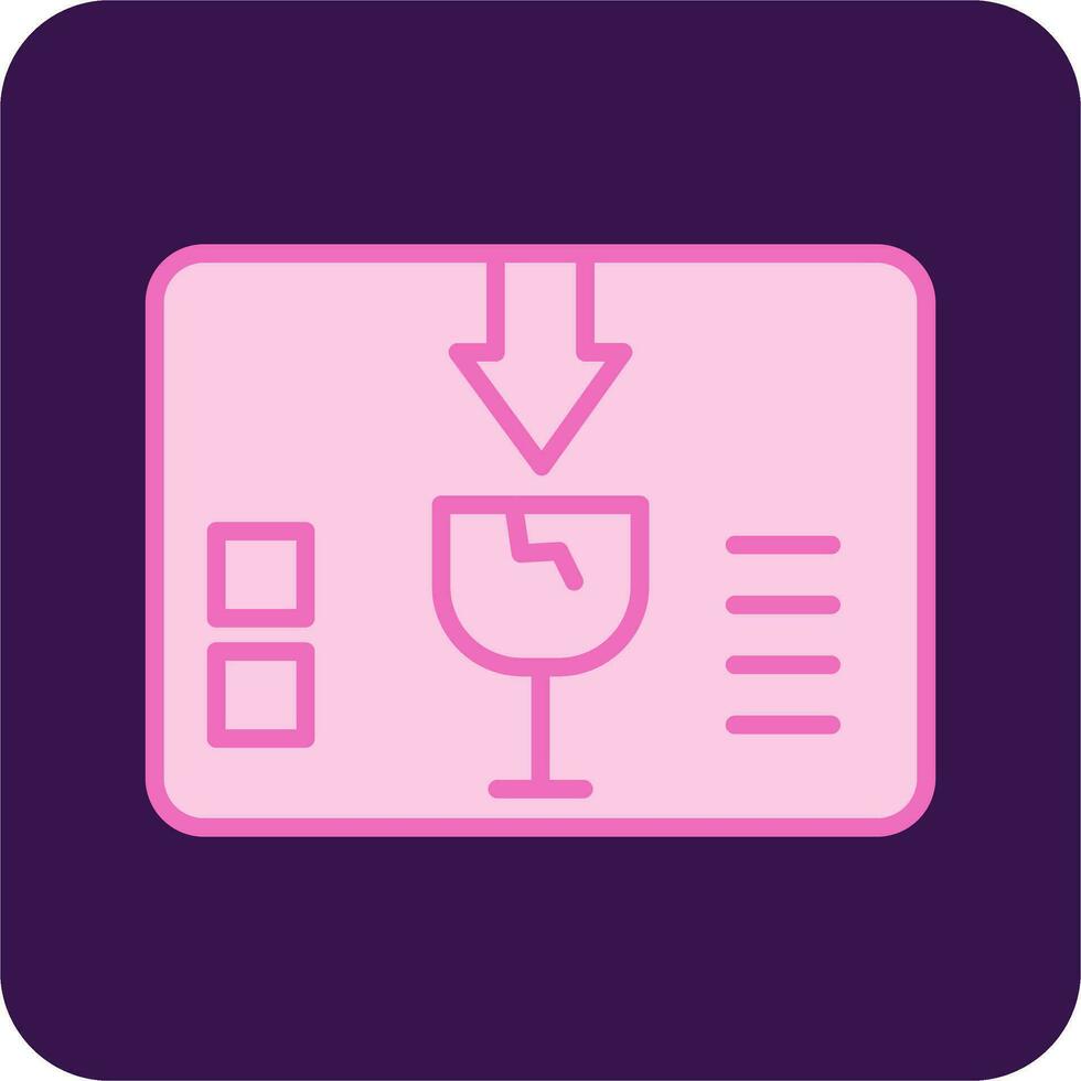 Fragile Vector Icon