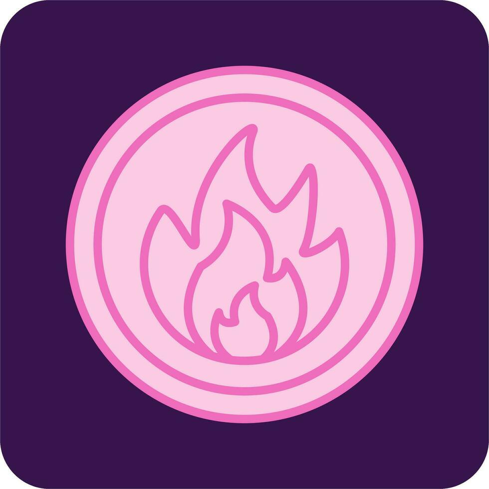 Flammable Vector Icon