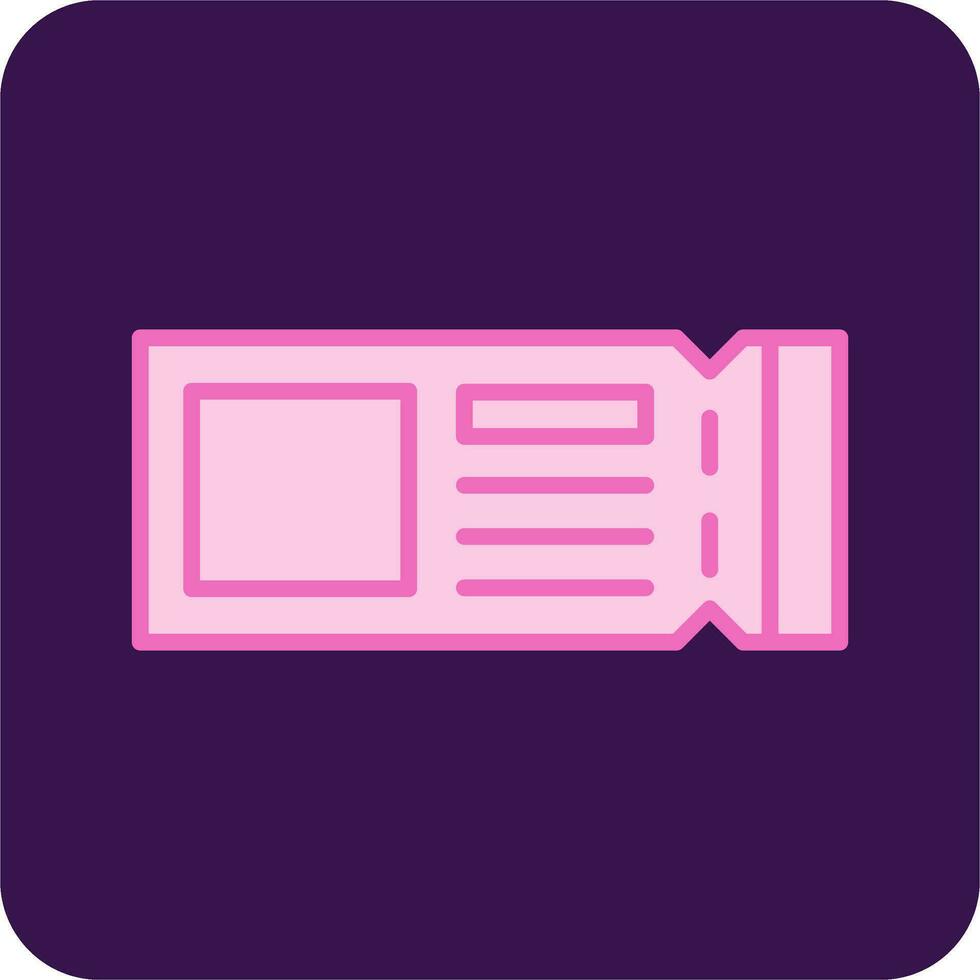 Ticket Vector Icon