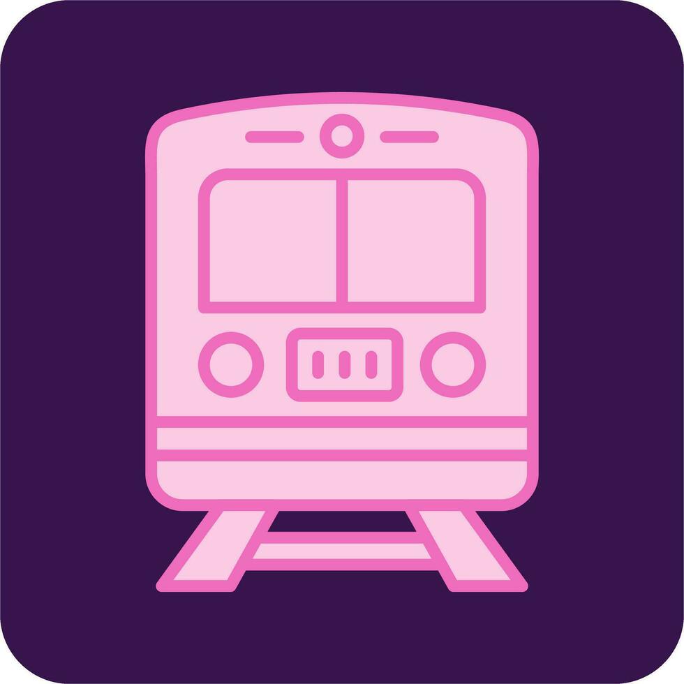 icono de vector de tren