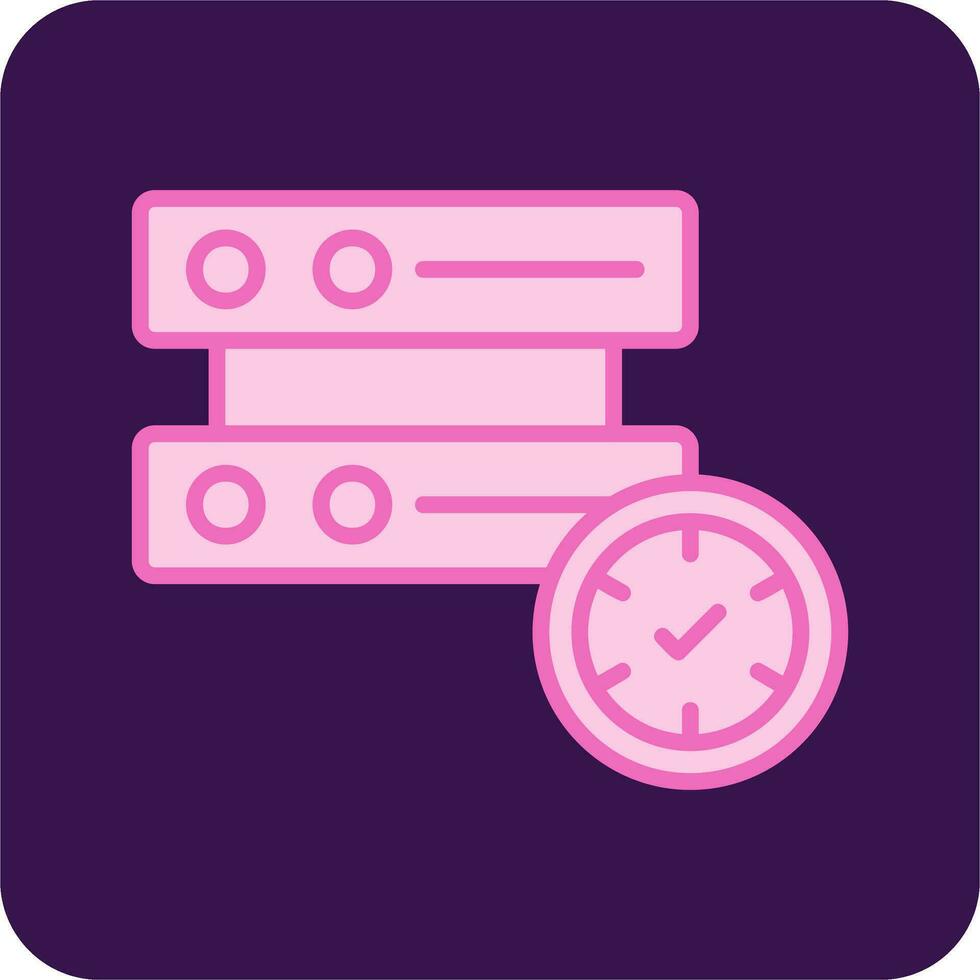 Real Time Vector Icon