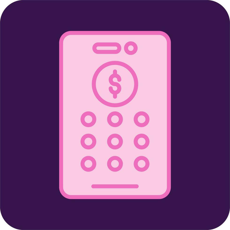 Banking Pin Code Vector Icon