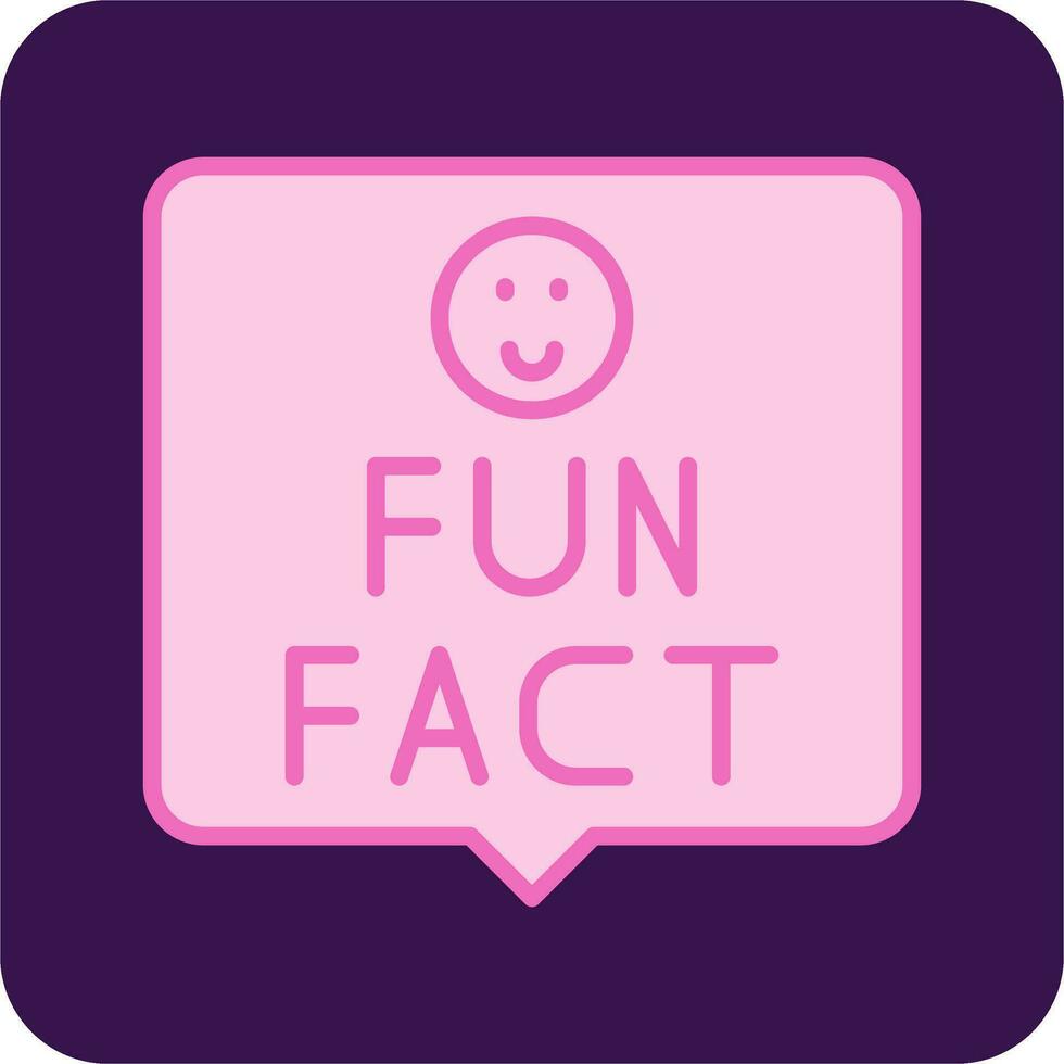 Fun Fact Vector Icon