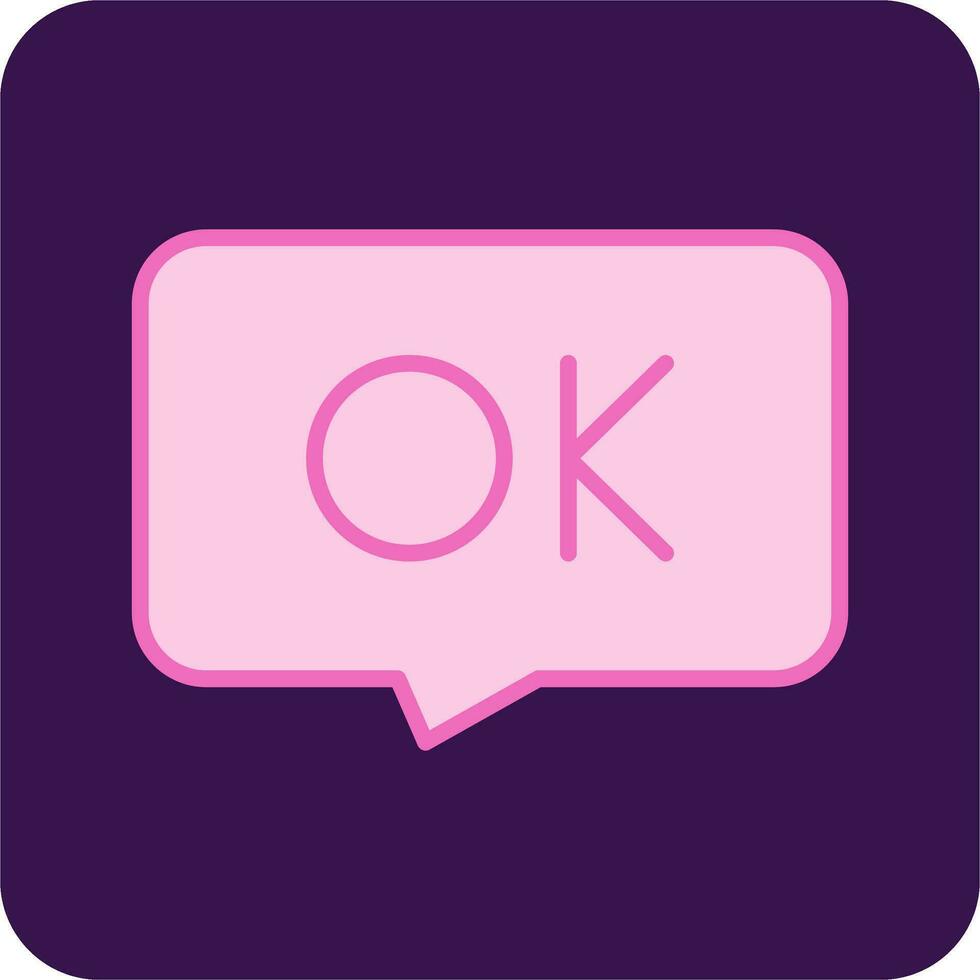 Ok Vector Icon