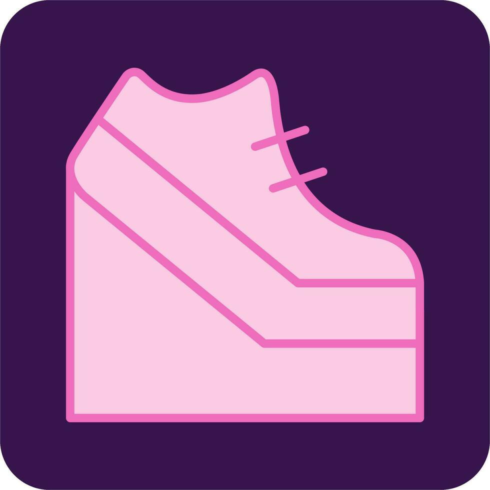 icono de vector de zapato