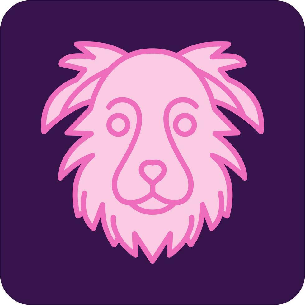 Border Collie Vector Icon