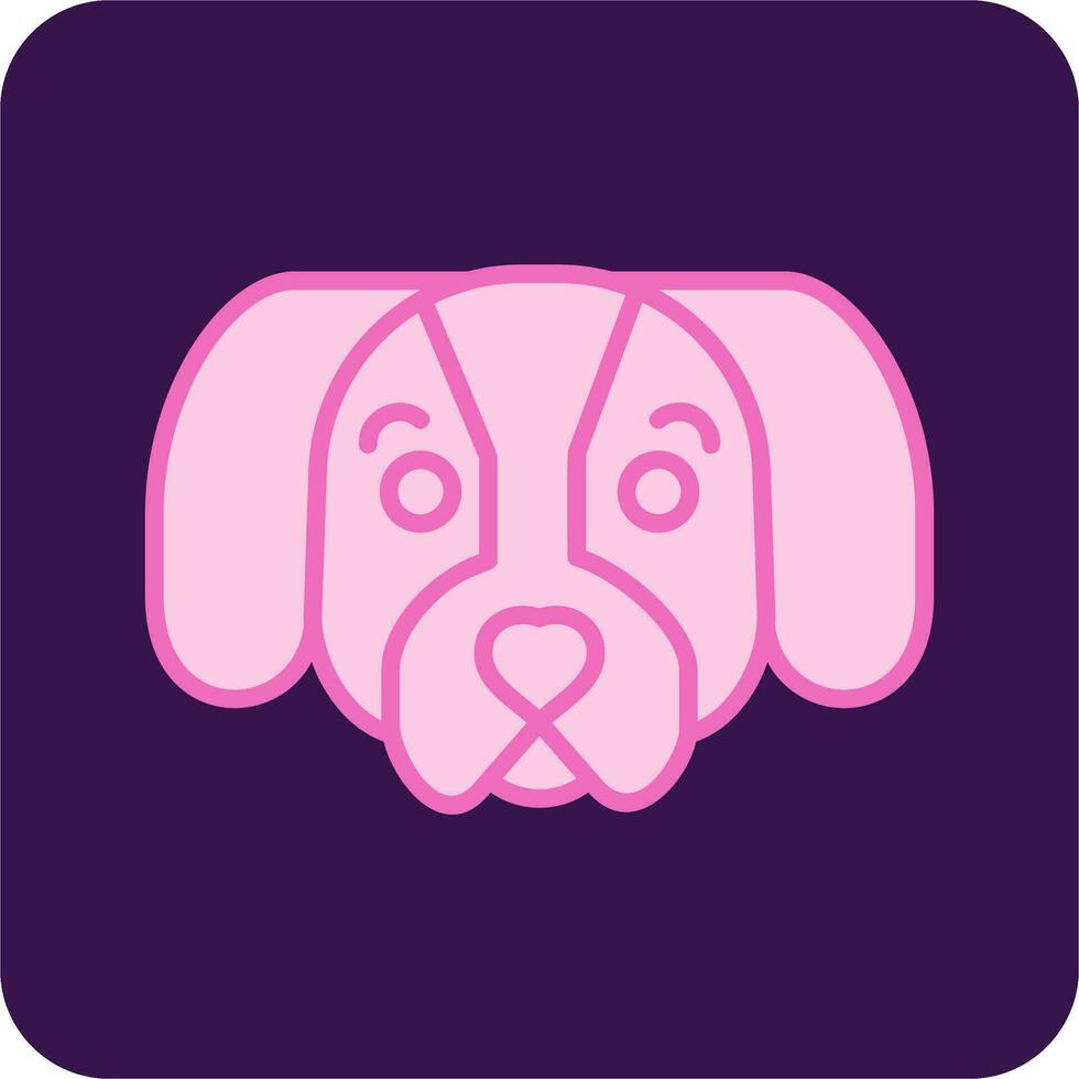 perro tejonero vector icono