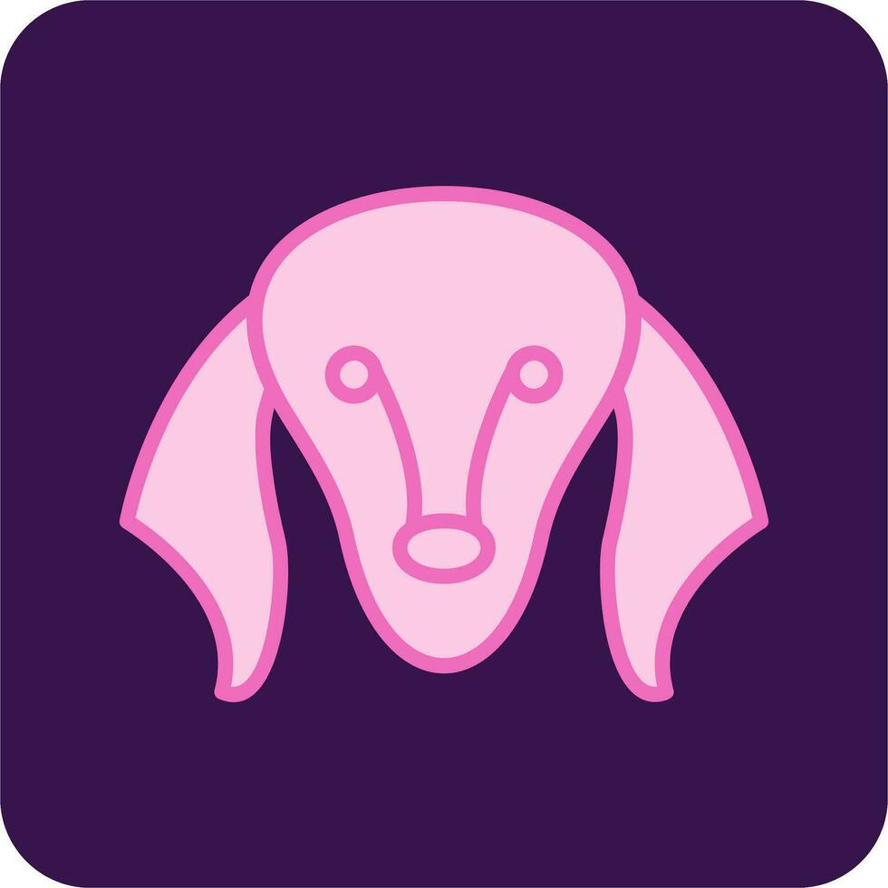 saluki vector icono