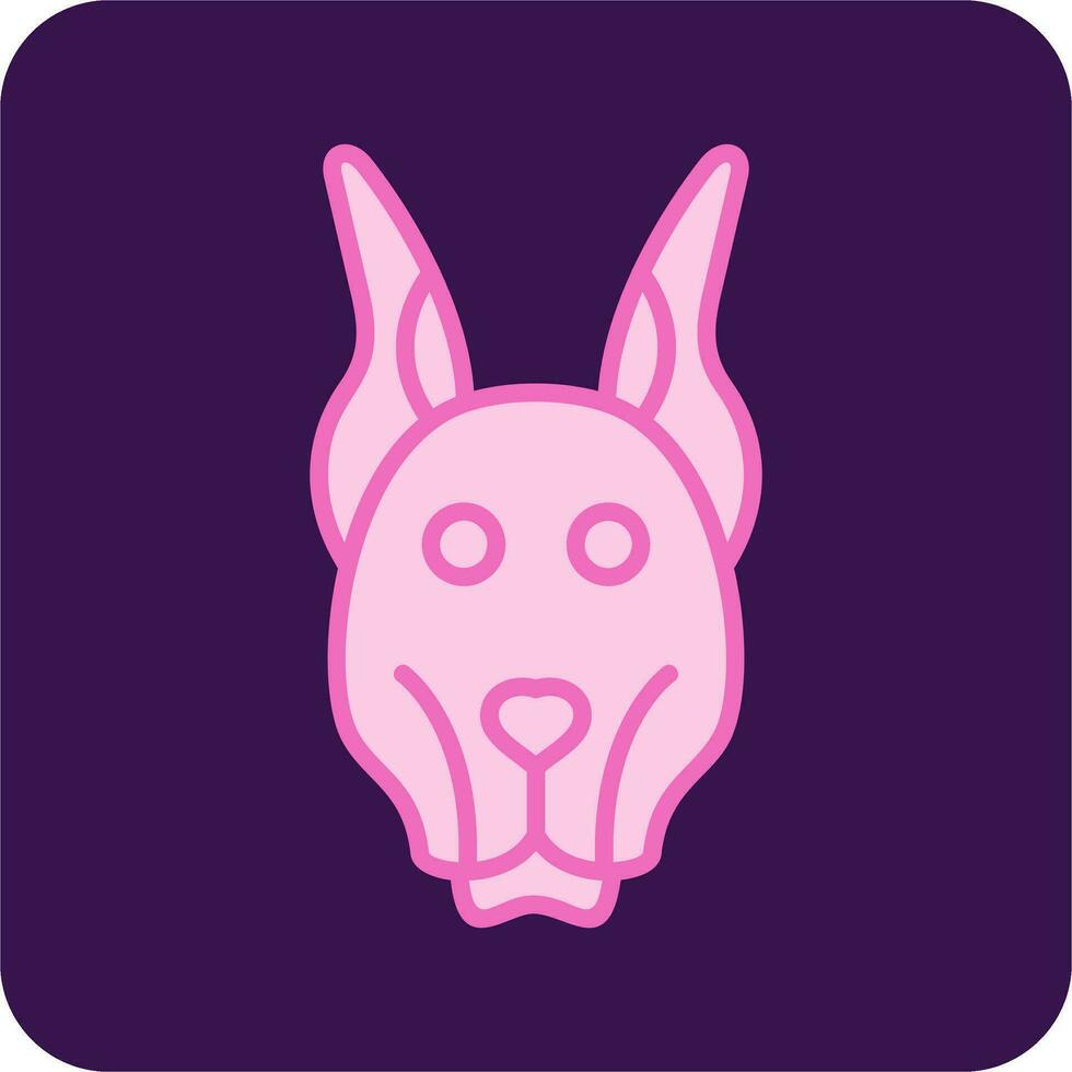 Doberman Vector Icon