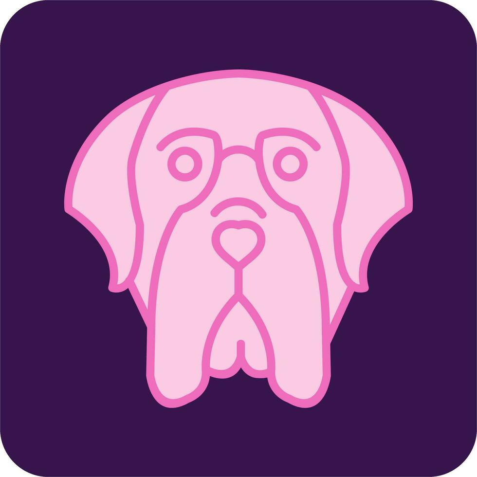 English Mastiff Vector Icon