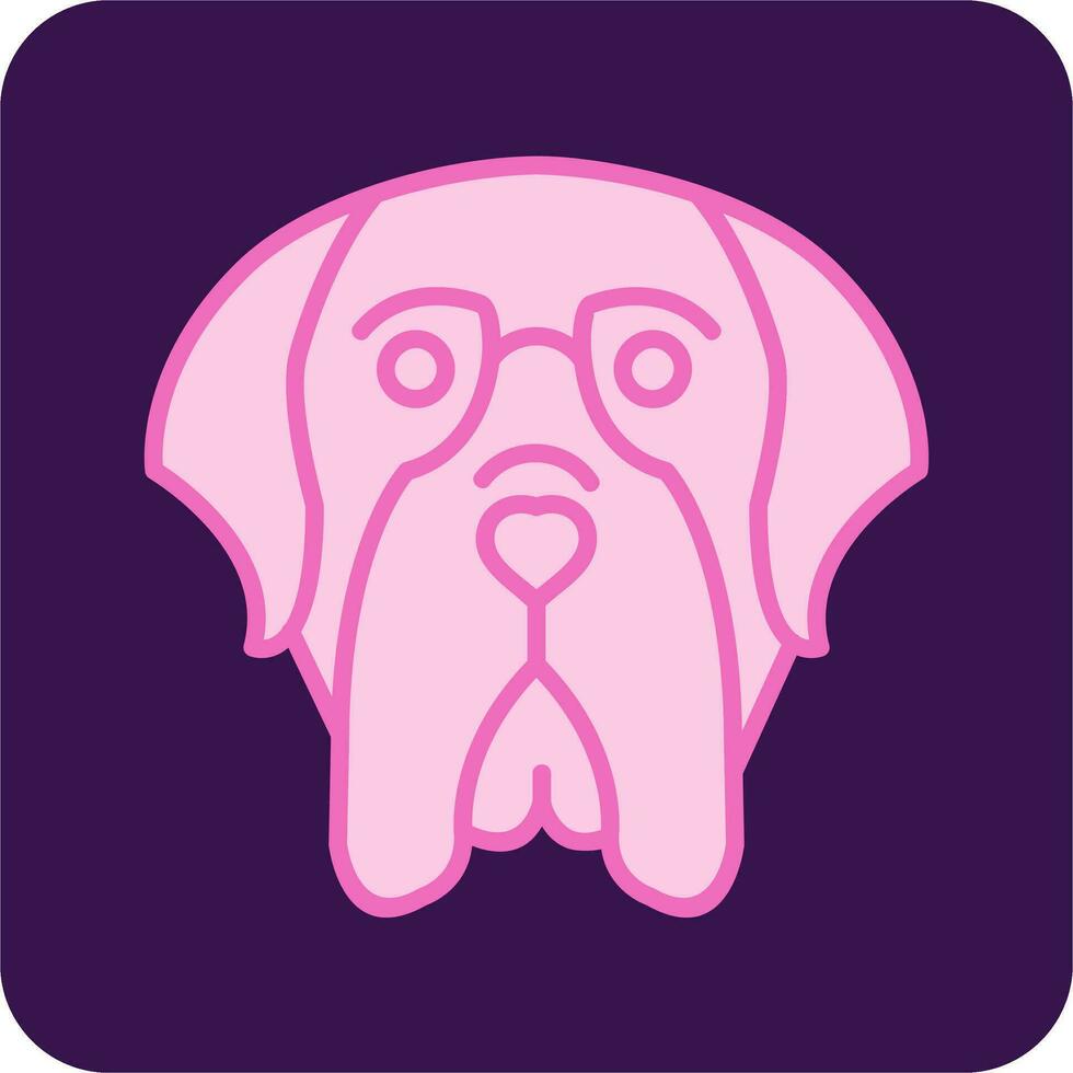 English Mastiff Vector Icon