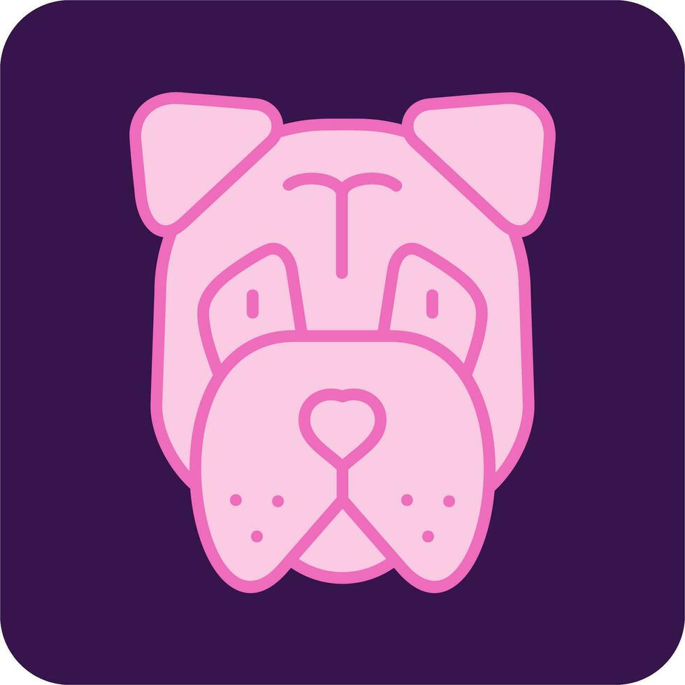 bullmastiff vector icono