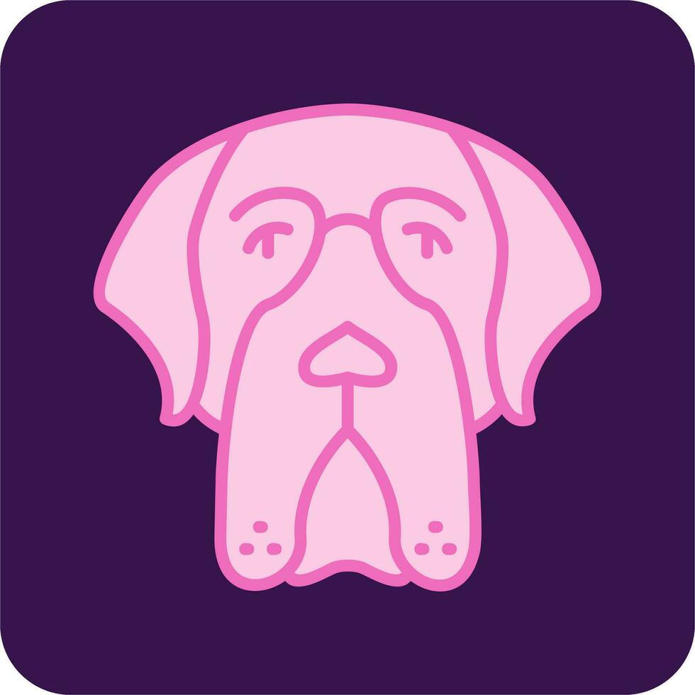 Saint Bernard Vector Icon