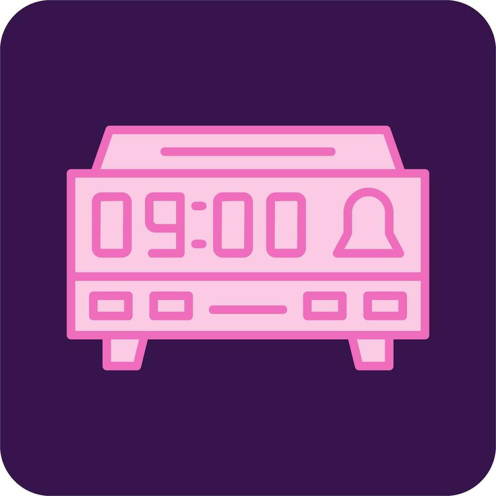 Digital Clock Vector Icon
