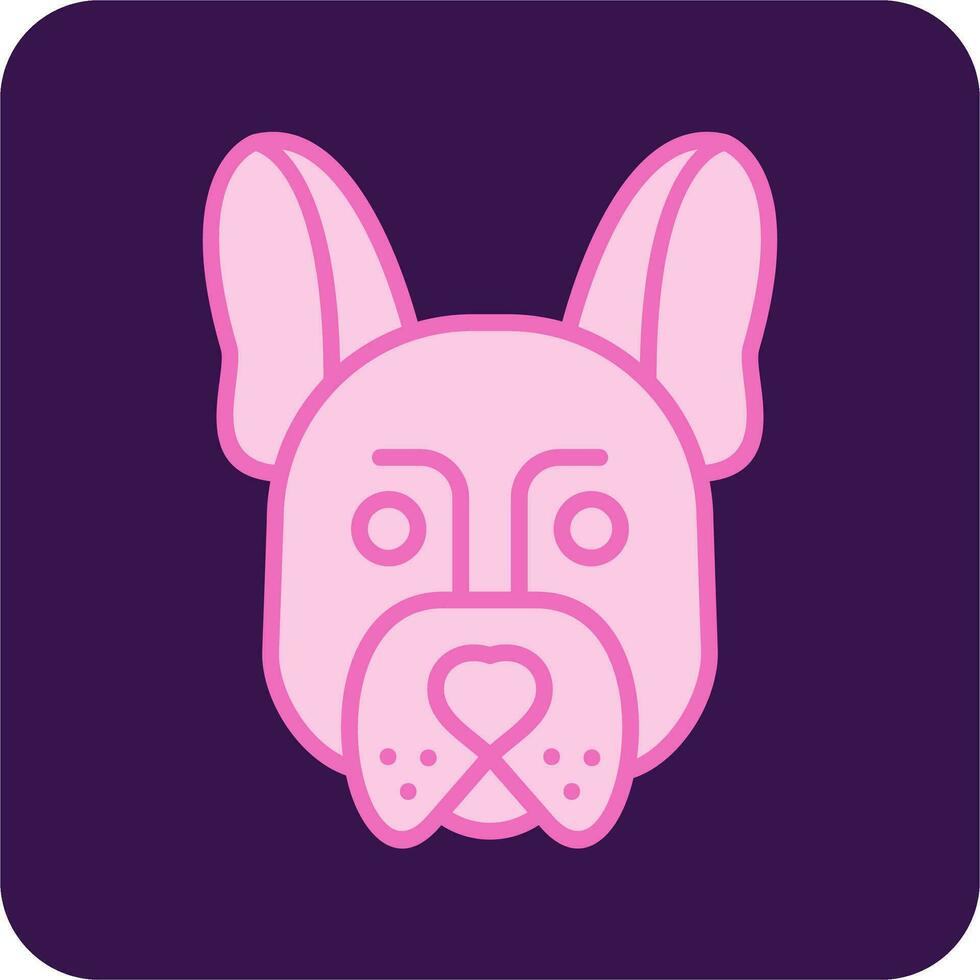 French Bulldog Vector Icon