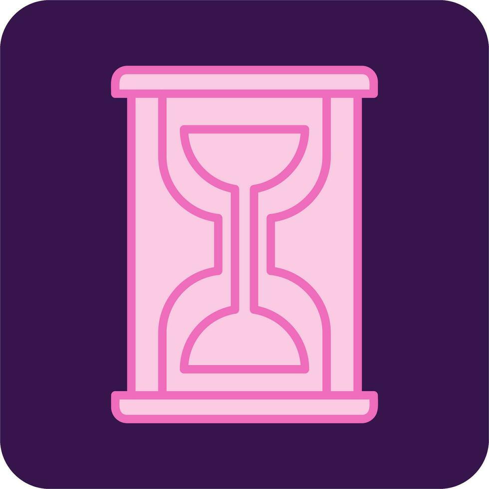 icono de vector de reloj de arena