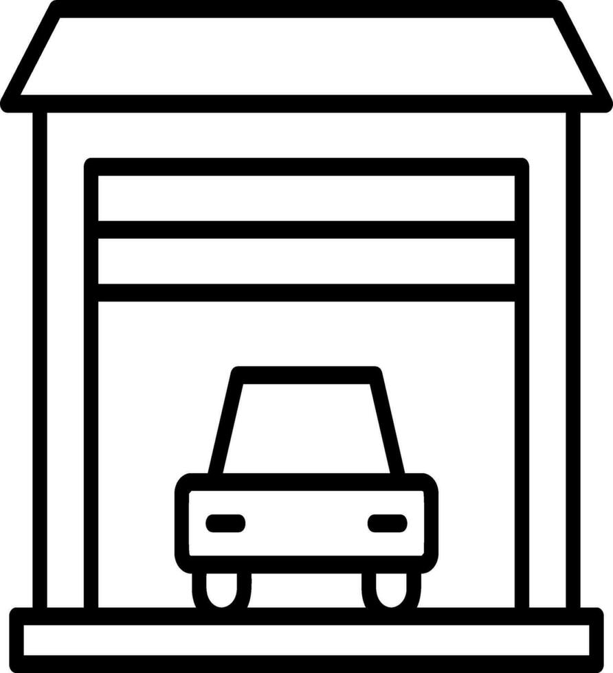 Garage Vector Icon