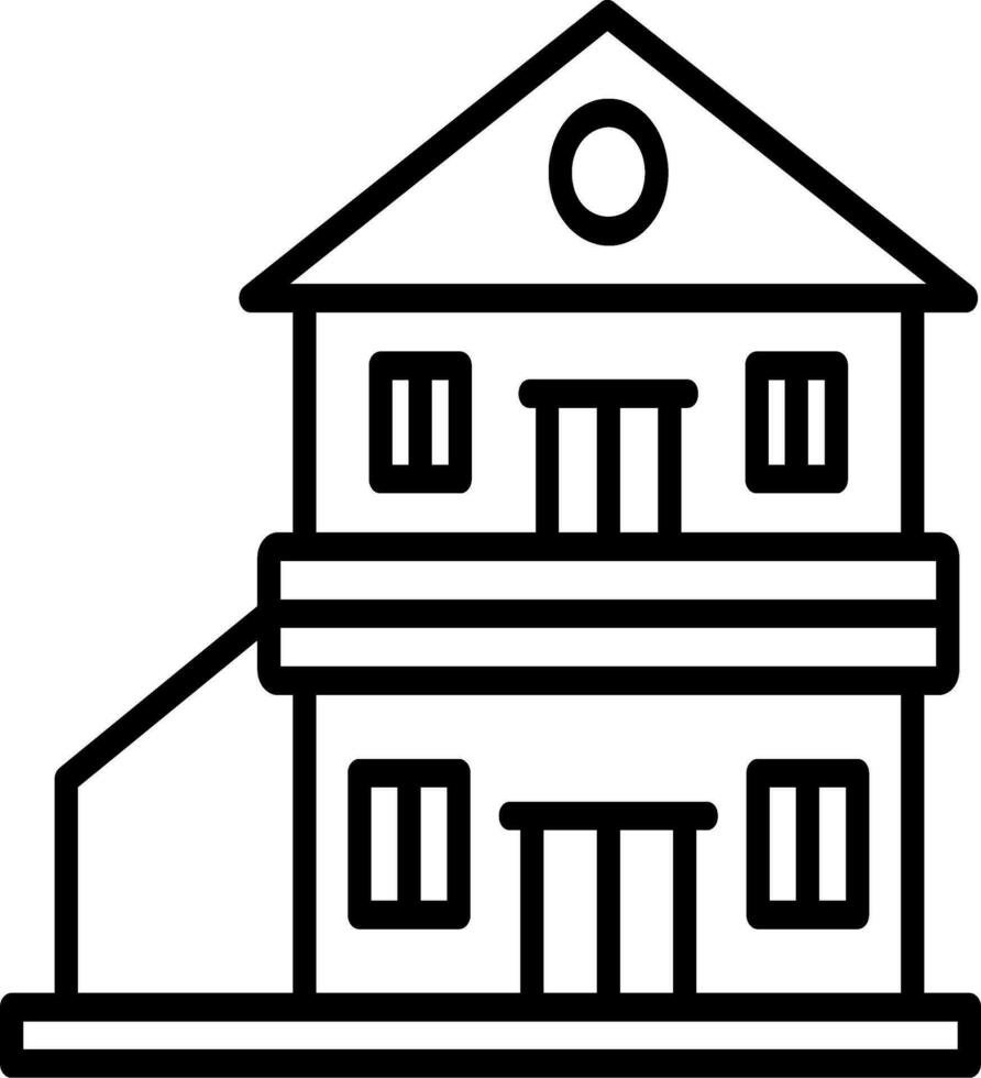 Mansion Vector Icon