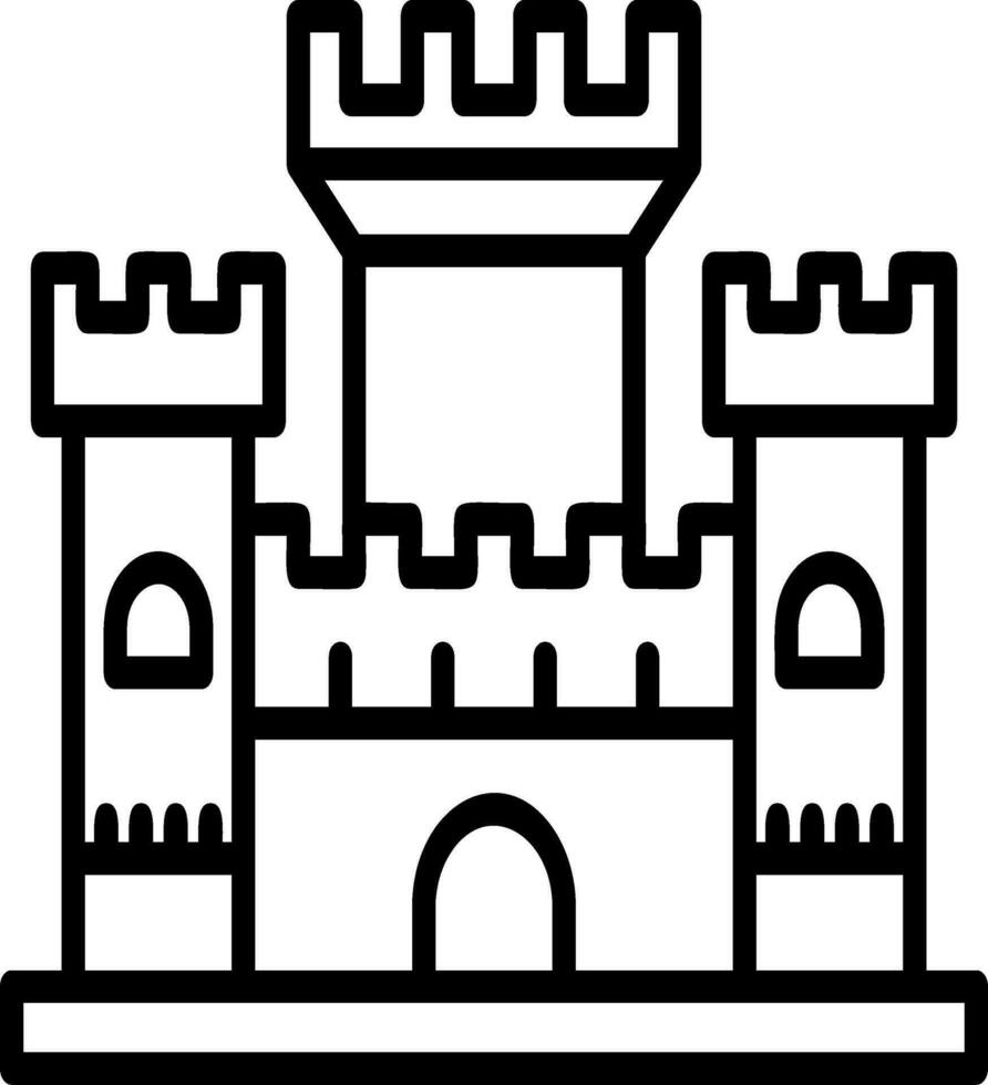 Castle Vector Icon