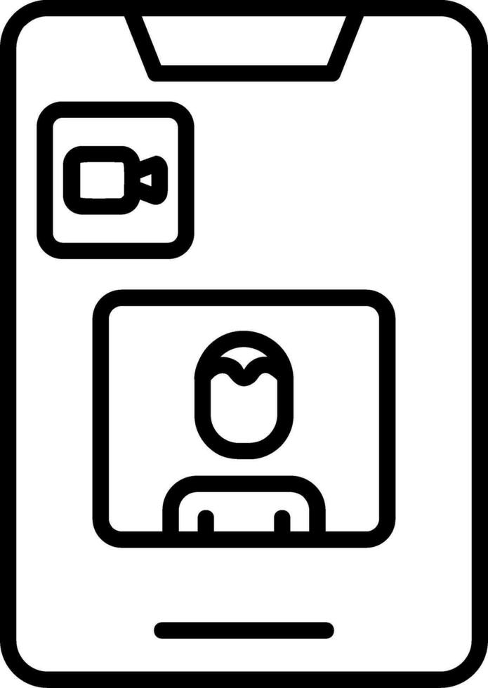 Videocall Vector Icon