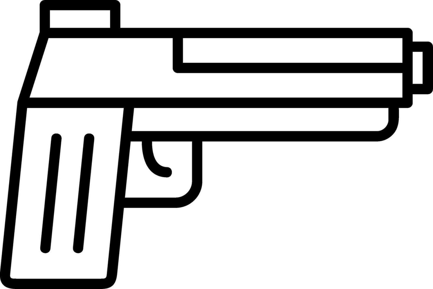 icono de vector de pistola