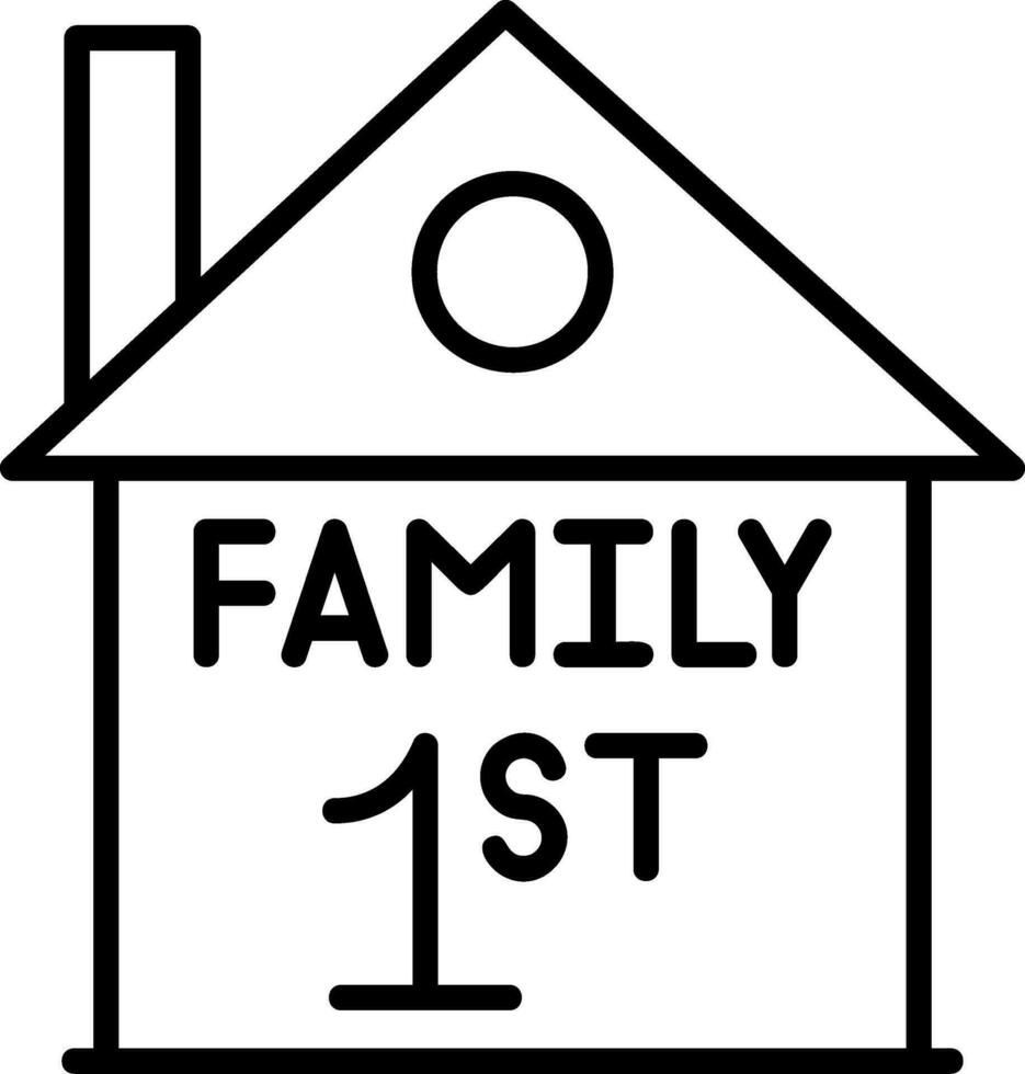 Family First Vector Icon