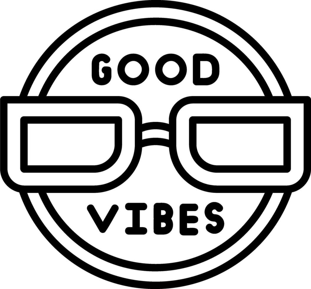 Good Vibes Vector Icon