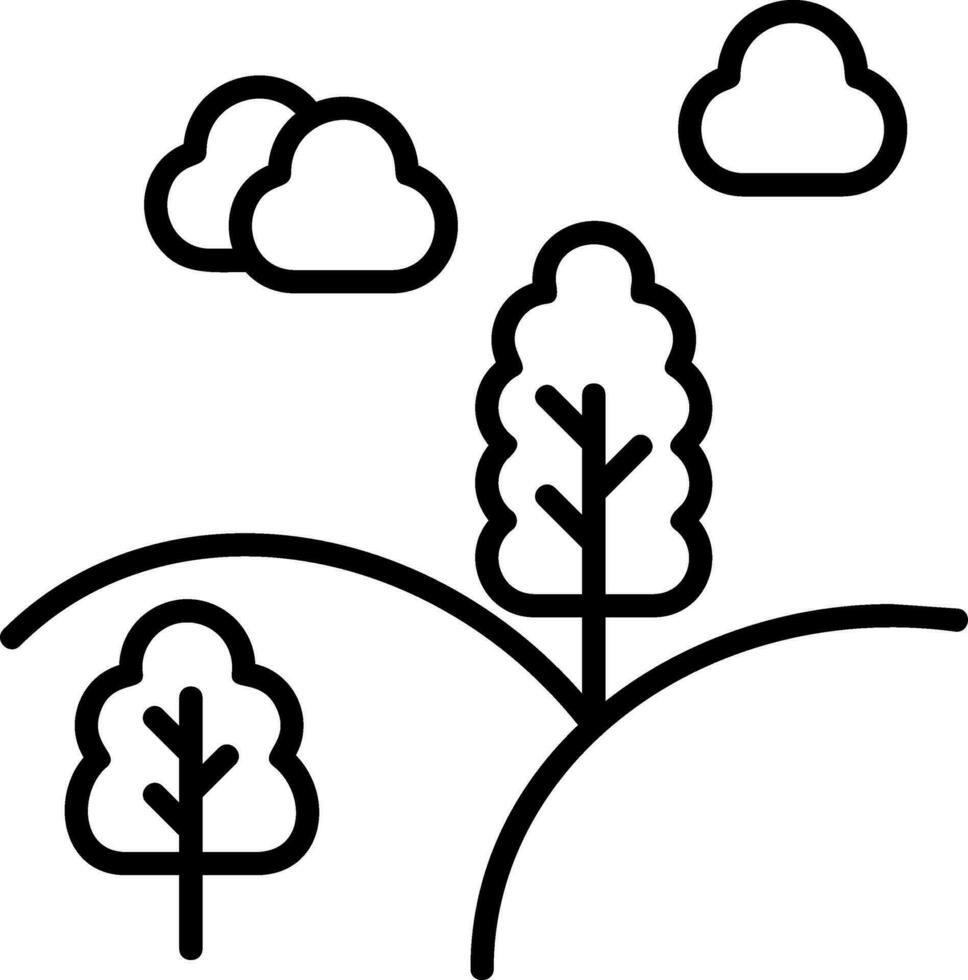 forest Vector Icon