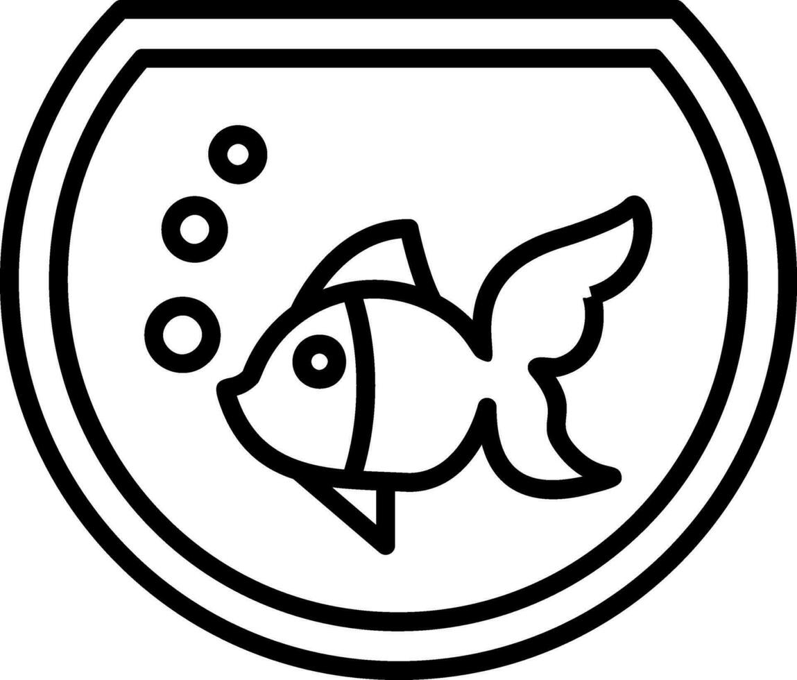 fish bowl Vector Icon