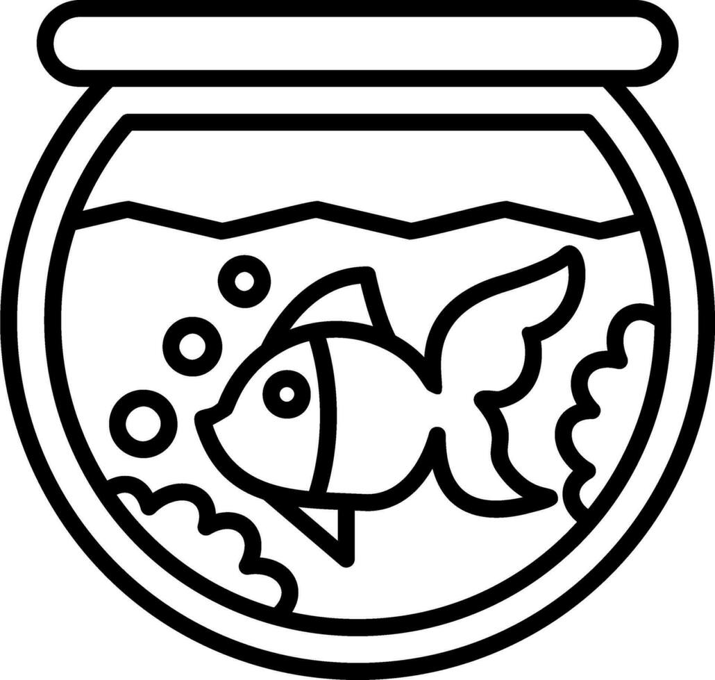 fish bowl Vector Icon