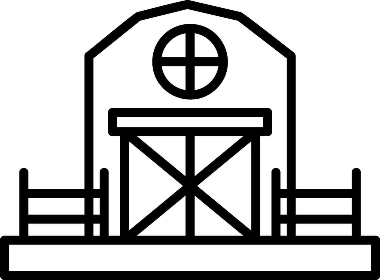 cowshed Vector Icon