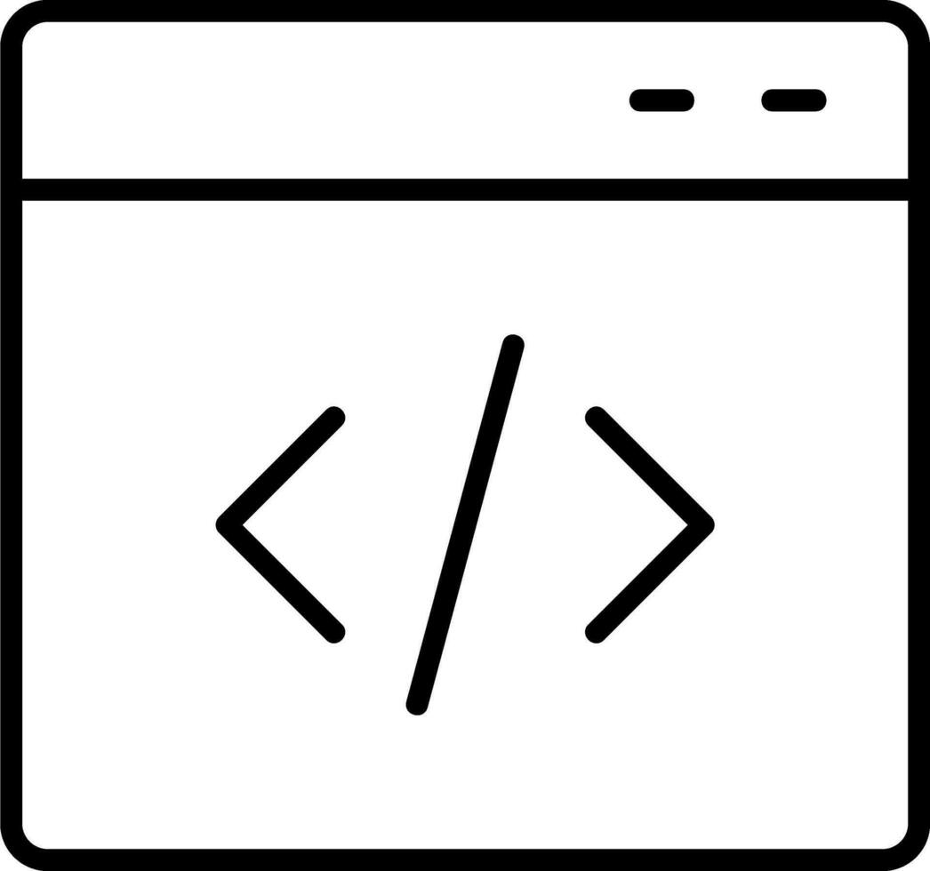 Coding Vector Icon