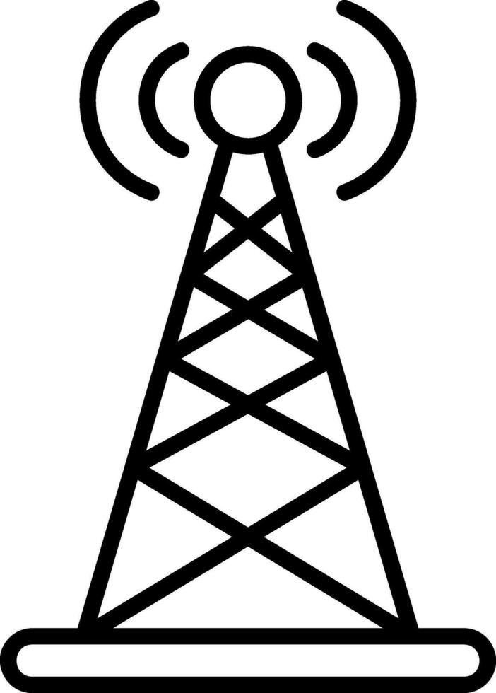 Broadcast Vector Icon