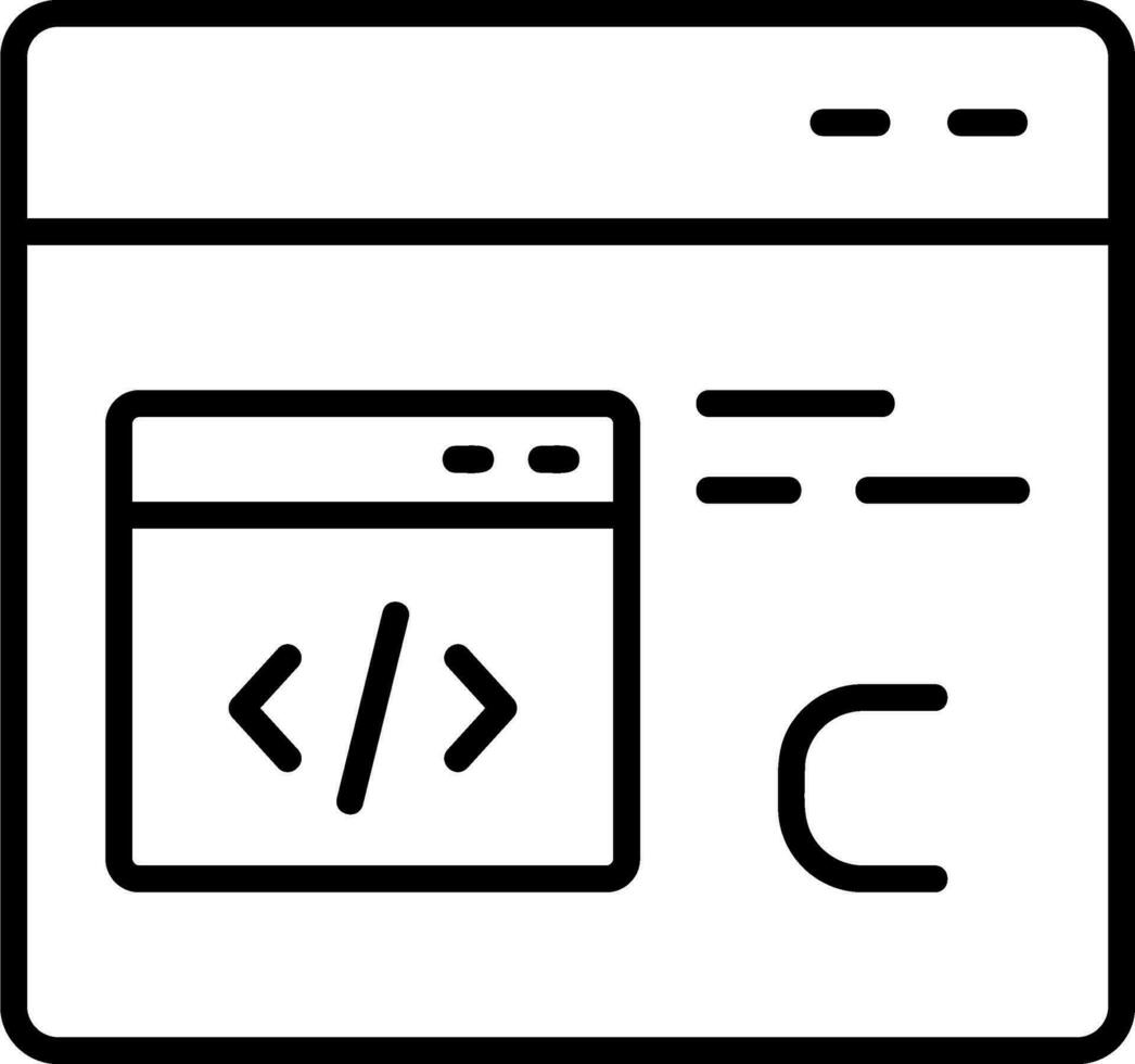 Computer Languages Vector Icon