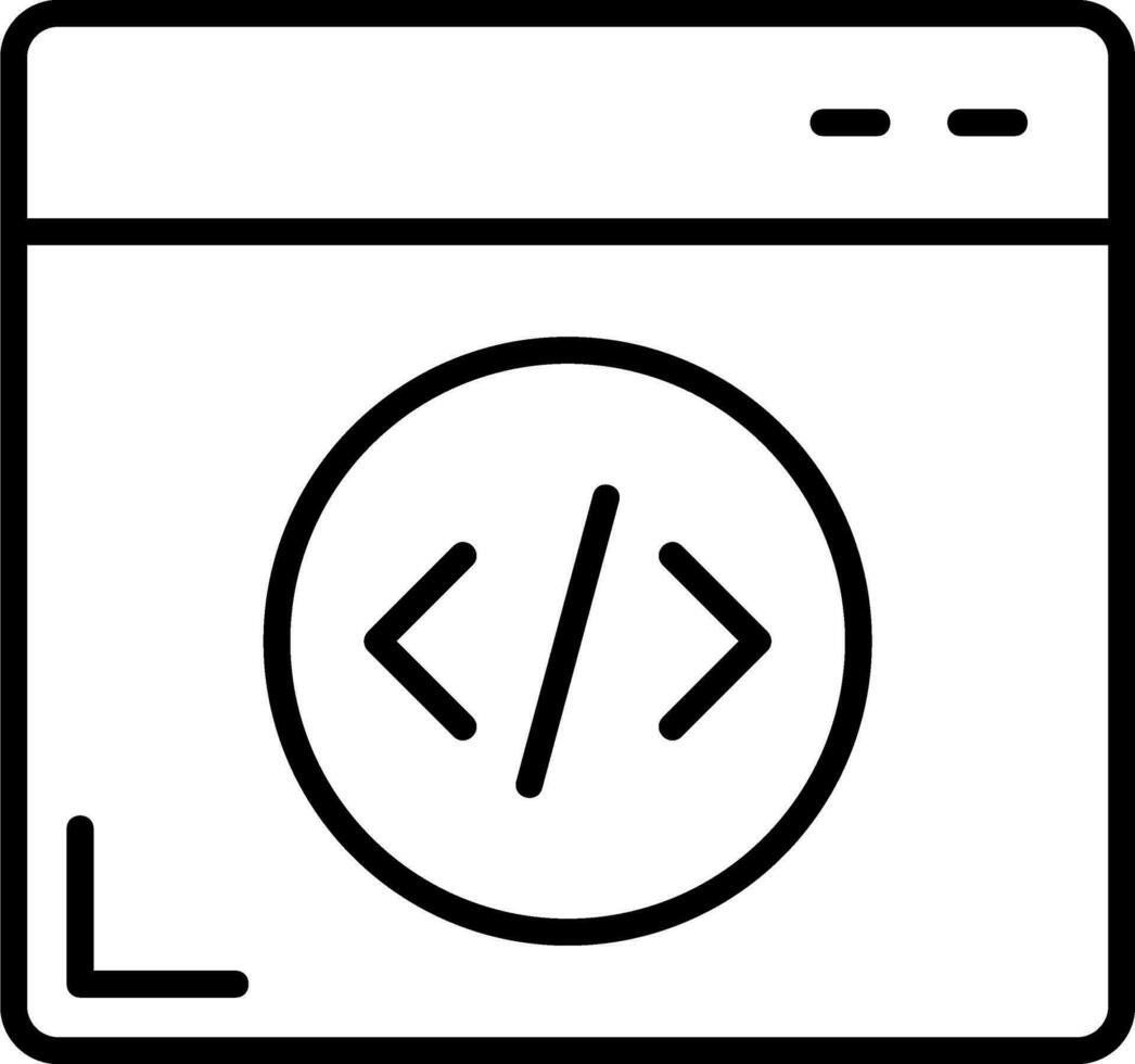 Web Programming Vector Icon