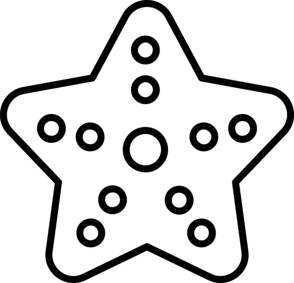 Starfish Vector Icon